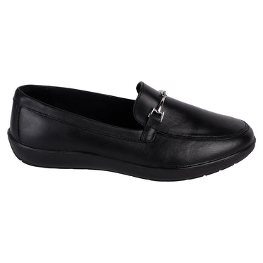 Mocasines de Piel Flexi Color Negro para mujer 101908