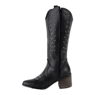 Botas Vaqueras Fratello Color Negro para Mujer 2040