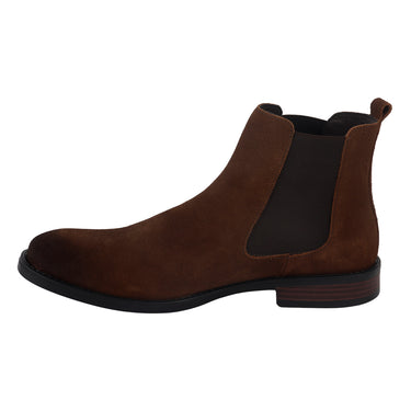 Botines Casuales de Piel Mariscal Color Café para Hombre 9110