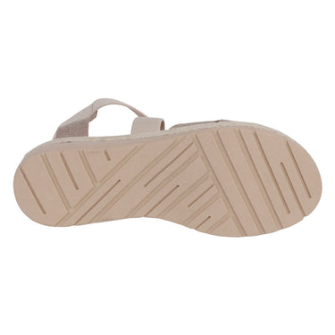 Sandalias Casuales Fratello Color Beige Para Mujer 0313