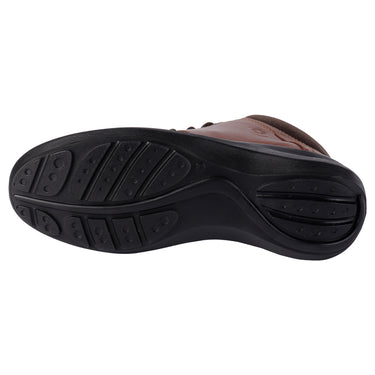 Botines Color Café Verde Tabaco Para Mujer 8019