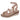 Sandalias Suela Alta Fratello Color Nude Para Mujer 2614