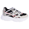 TENIS Fratello - 0518 - NEGRO GRIS CORAL - 23/26