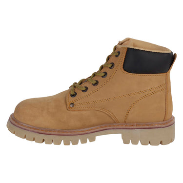 Botas Industriales con Casco de Acero en Piel Fratello Color Miel para Hombre 0036C/ACERO