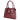 Bolso Tote Fratello De Charol Color Vino Para Mujer Bn088