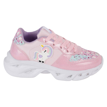 Tenis Urbanos Unicornio Y Luces Fratello Color Rosa Para Niña 2001