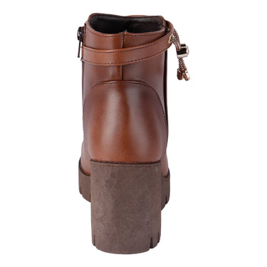 Botines Casuales Color Café Fratello Para Mujer 25671