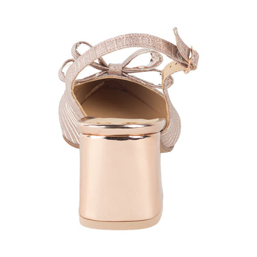 Zapatillas Destalonadas Fratello Color Oro Rosado para Mujer ZEBRA-M