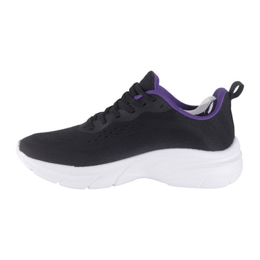 Tenis Deportivos Charly Color Negro Morado para Mujer 1043344