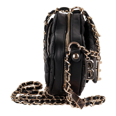 Bolsa de Mano en Forma de Corazón Bebe Color Negro para Mujer SOLANA