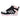 TENIS FRATELLO NIÑA - 0073 - NEGRO BLANCO ROSA - 18/21.5