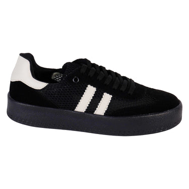 Tenis Casuales Urbanos Fratello Color Negro Para Mujer 2510