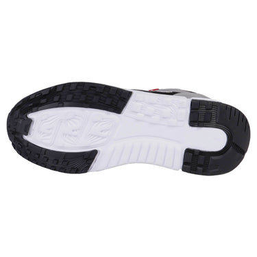 Tenis Casuales Urbanos Fratello Color Negro En Combinación Con Gris Y Rojo Para Hombre 0323