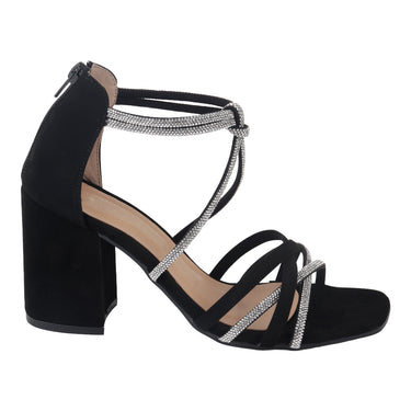 Zapatillas Abiertas Fratello Color Negro Para Mujer 0461