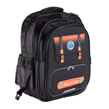 Mochila Escolar Fratelo Color Negro Para Niño 1603