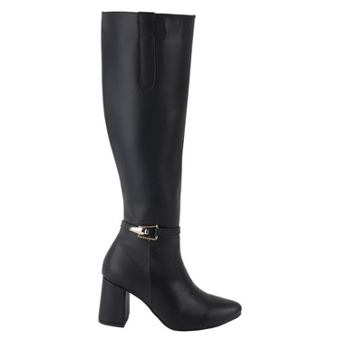 Botas de Tubo Alto Hasta la Rodilla Fratello Color Negro para Mujer 0390