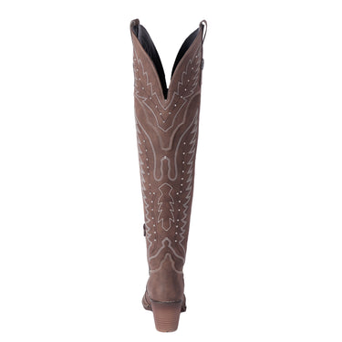 Bota Vaquera Fratello Color Cafe Claro Para Mujer 1020