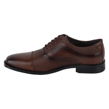 Zapatos Formales de Piel Mariscal Colro Café para Hombre 8891