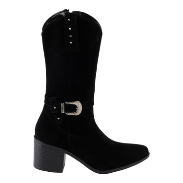 Botas Vaqueras Fratello Color Negro para Mujer 9813