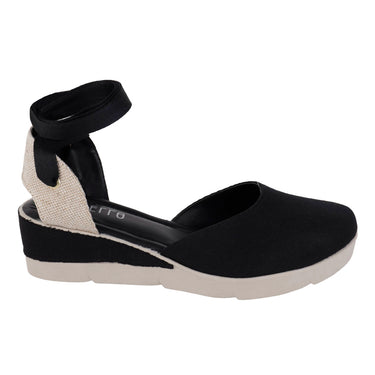 Alpargata De Plataforma Fratello Color Negro Para Mujer 2220