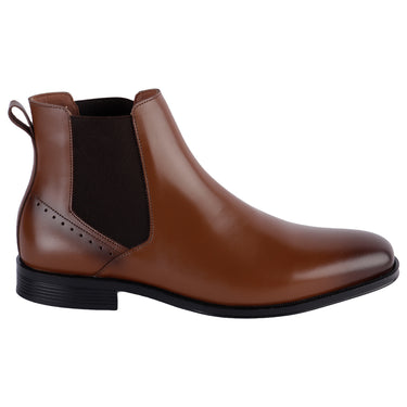 Botín Casual Mariscal Piel Color Cafe Para Hombre 8488