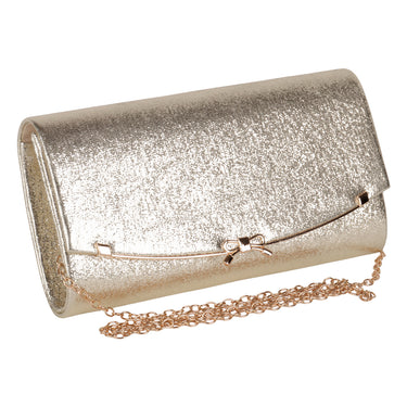 Bolso de Mano Elegante Fratello Color Oro Ingles para Mujer MD-6278M
