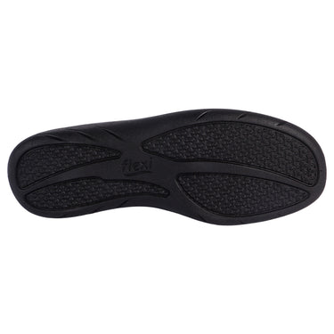 Zapato Confort De Piel Flexi Color Negro Para Mujer 128701