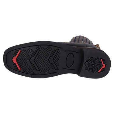 Botín Vaquero Fratello Color Negro Para Hombre 0266