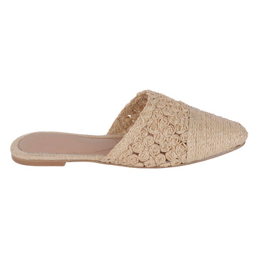 Mules Casuales Fratello Color Beige Para Mujer S-1002