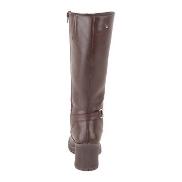 Botas Casuales de Caña Alta Fratello Color Café Oscuro para Mujer 3816