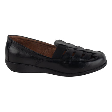 Zapatos Confort en Piel Fratello Color Negro para Mujer 0230
