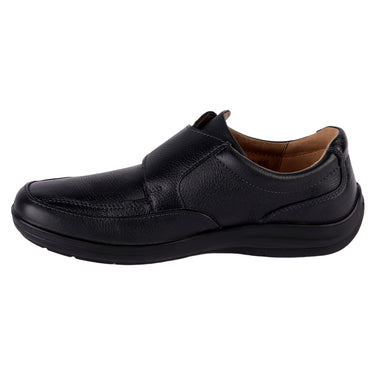 Flexi Zapato Escolar Color Negro Para Hombre 415901