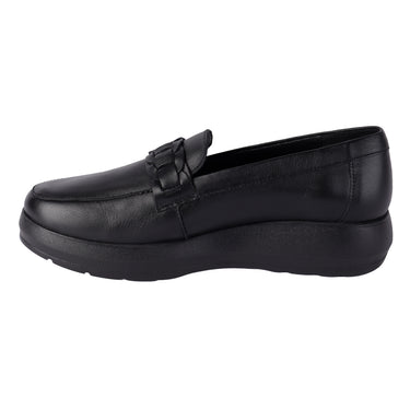 Zapato Confort De Piel Flexi Color Negro Para Mujer 126711