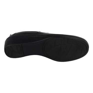 Zapatos Confort de Piel Plataforma Flexi Color Negro para mujer 45606
