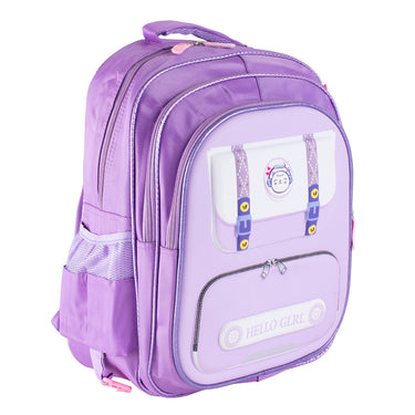 Mochila Escolar Fratello Color Lila Para Niña 1603