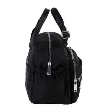 Bolso Casual Fratello Color Negro Para Mujer Kr32 Negro Lisa Níquel Negro
