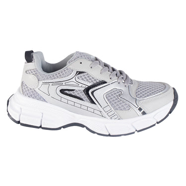 Tenis Deportivo Running Fratello Color Plata Para Mujer 7000