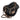Bolsa de Mano en Forma de Corazón Bebe Color Negro para Mujer SOLANA