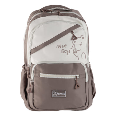 Mochila Escolar Fratello Color Café Para Mujer 6622