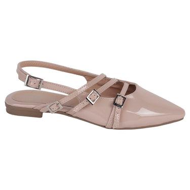 Flats Tacón Bajo Fratello Color Maquillaje Para Mujer 0300