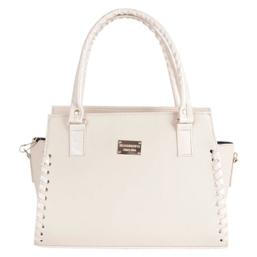 Bolso Tote Fratello Color Beige Claro Para Mujer Bn086 Beige Lisa Oro