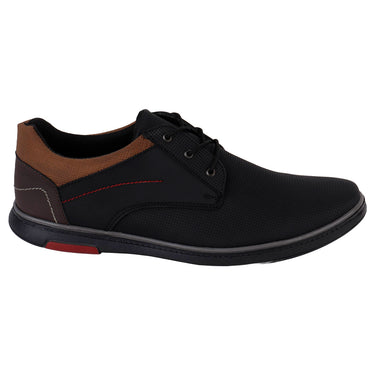 Zapatos Blucher Fratello Color Negro Para Hombre 5513