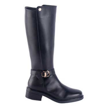 Botas Camperas de Tubo Alta Fratello Color Negro para Mujer 6031