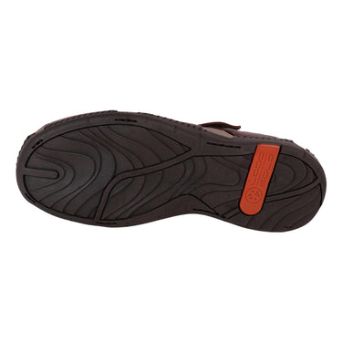Sandalias De Piel Lobo Solo Color Café Para Hombre 6612