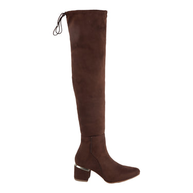 Botas de Tubo Alto Hasta la Rodilla Fratello Color Café para Mujer 1307