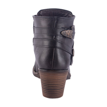 Botas Vaqueras en Piel Fratello Color Café para Mujer 0708