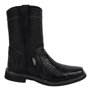 Bota Roper Piel Fratello Negro Para Hombre 0485imit.caguam