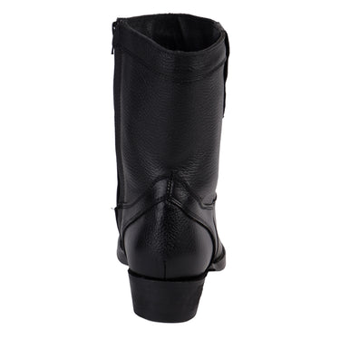 Botas Vaqueras De Piel Negro Fratello Para Hombre 20248-2