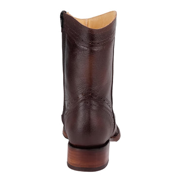 Botas Vaqueras De Piel Fratello Color Negro Para Hombre 8001