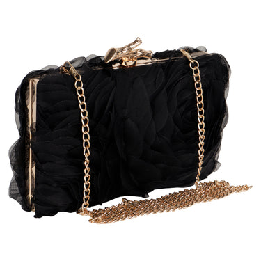Bolso de Mano Elegante Fratello Color Negro para Mujer MD-6265M